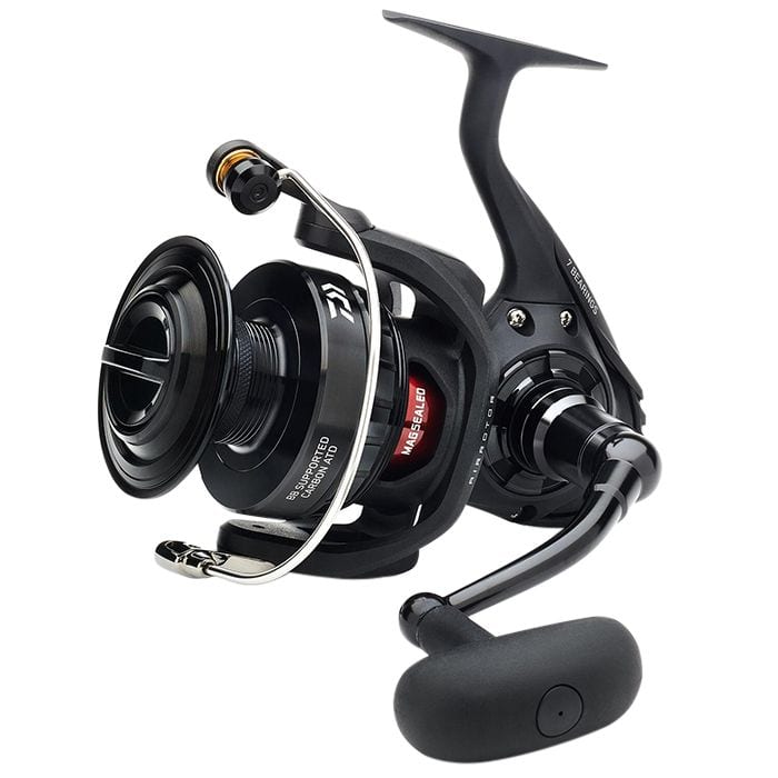 Daiwa BG Magsealed spinning reel, handle side