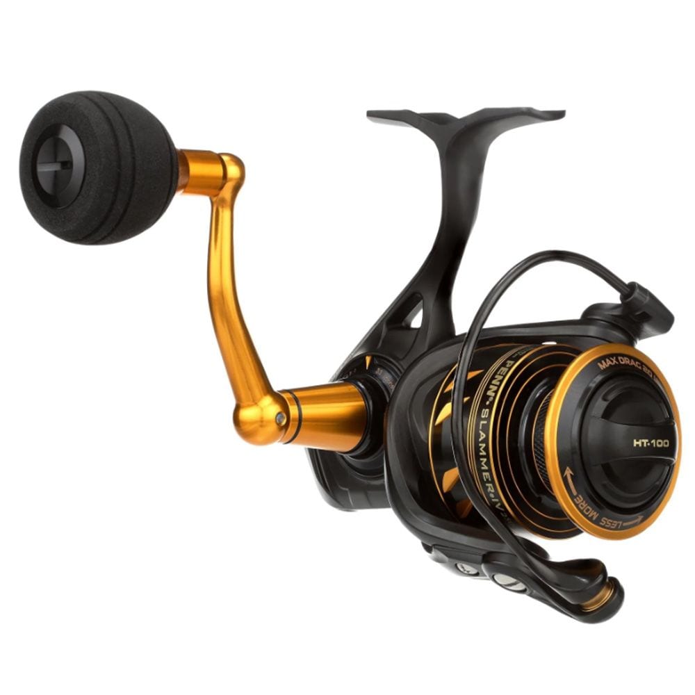 Penn Slammer IV spinning reel, gold handle arm