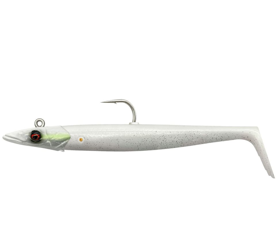 Savage Gear Sandeel V2, White Pearl Silver