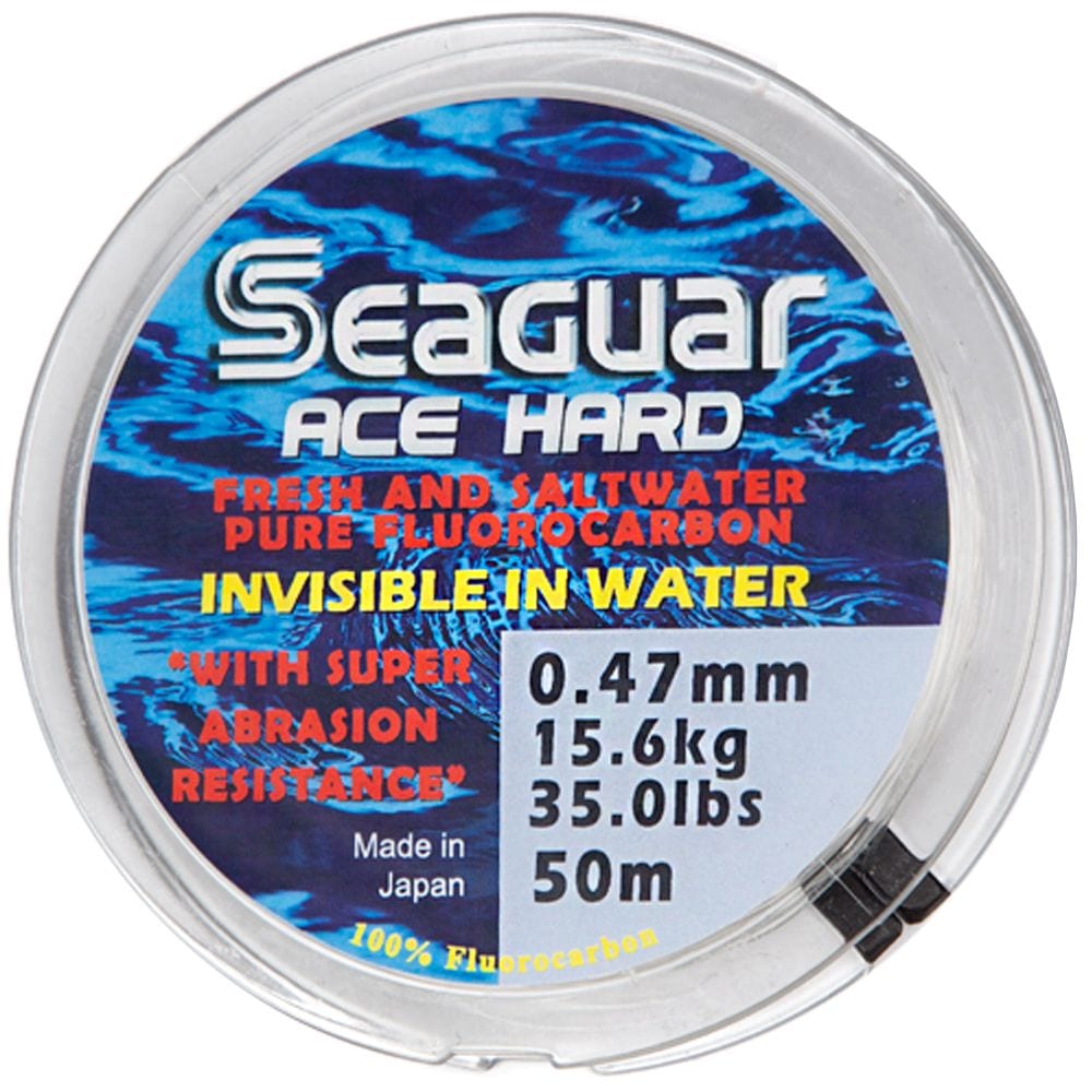 Seaguar Ace Hard fluorocarbon, 50 m spool, 35 lb